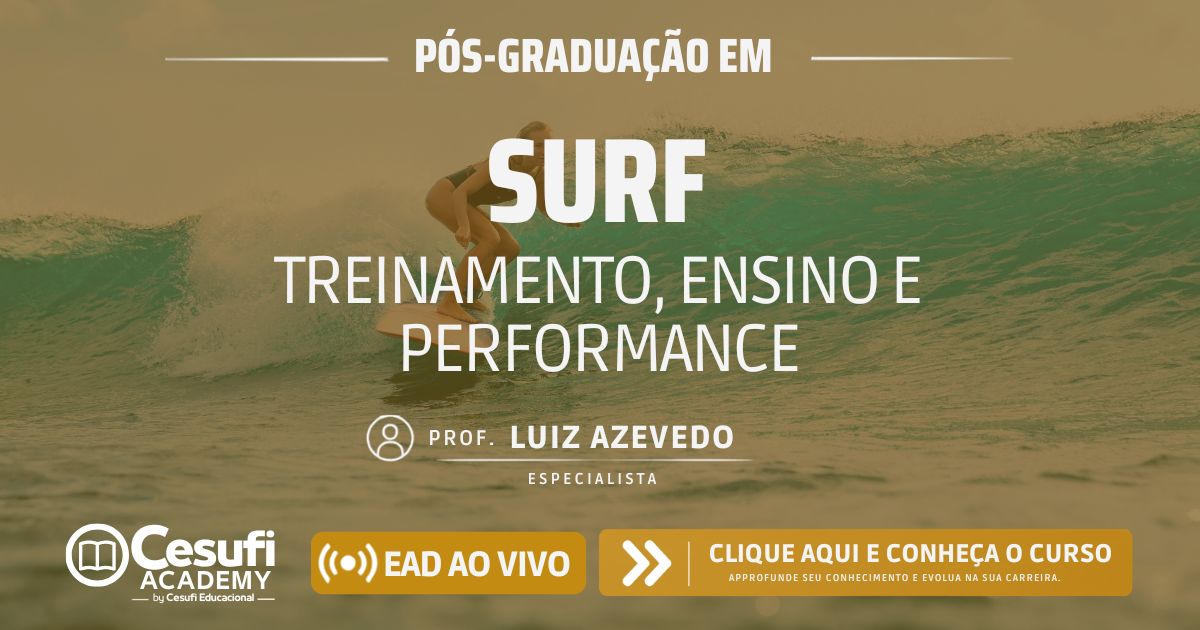Pós em Surf Prof Luiz Azevedo